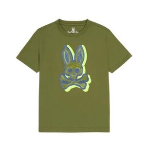 Psycho Bunny kids Varick tee dark olive size 4